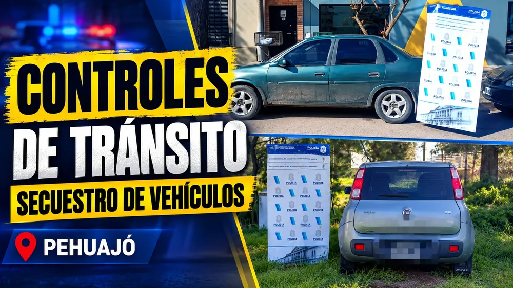 Controles de tránsito en Pehuajó